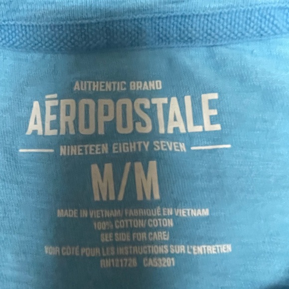 Aeropostale Light Blue Graphic Tee - Picture 4 of 4